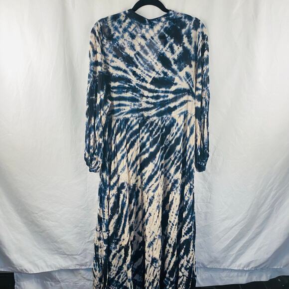 Young‎ Fabulous & Broke Sheer Tallia Tie Dye Oversized Maxi Dress Small - Picture 4 of 9